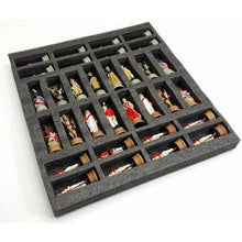 Carica l&#39;immagine nel visualizzatore di Gallery, American Revolutionary War Chess Set W/ 17&quot; Elegance Board Revolution | Regalia Lodge
