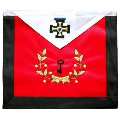 Masonic Scottish Rite Masonic Hand Embroidered Apron - AASR - 27th Degree | Regalia Lodge