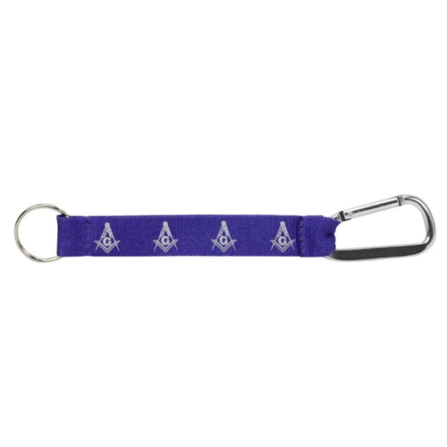 Blue Masonic Car Key Chain Ring Freemason Belt Clip Keychain Mason Gift - Masonic Keychains - Freemason Keychain - Black Masonic Pendant Key Rings - Freemasons Masonic Key ring A great gift for masons - masonic desk items | Regalia Lodge