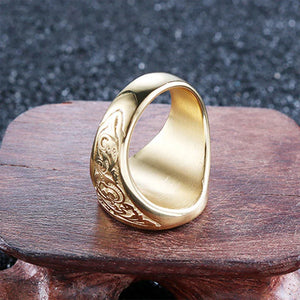Men's Stainless Steel Masonic Ring Retro Punk | Regalia Lodge