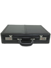 Carica l&#39;immagine nel visualizzatore di Gallery, Expandable Leather Attache Briefcase Combination Locks Hard Case | Regalia Lodge