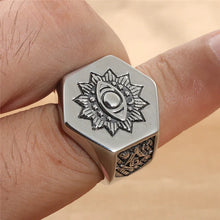 Load image into Gallery viewer, European And American Titanium Steel Masonic Eye Ring Vintage | Regalia Lodge