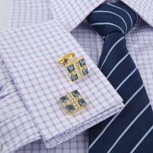 Carica l&#39;immagine nel visualizzatore di Gallery, 1 Pair Mens Cufflink-Cufflinks-Vintage Shirt Cufflinks | Regalia Lodge