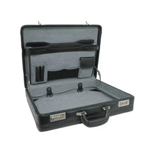Carica l&#39;immagine nel visualizzatore di Gallery, Expandable Leather Attache Briefcase Combination Locks Hard Case | Regalia Lodge