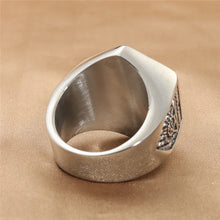 Load image into Gallery viewer, European And American Titanium Steel Masonic Eye Ring Vintage | Regalia Lodge