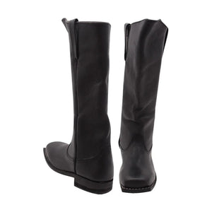 Cavalry Civil War Men's Black Leather Long Boots Military Men's civil war boots Solider's cowboy boots Made of Leather | Regalia Lodge