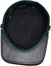 Carica l&#39;immagine nel visualizzatore di Gallery, Civil War Union Green Leather Peak Berdans Sharpshooters Kepi, Plain Green Kepi | Regalia Lodge