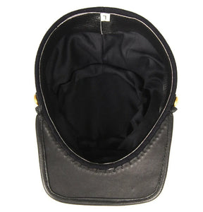 Civil War Union Army Leather Peak Kepi, Complete Navy Blue Kepi Hat | Regalia Lodge