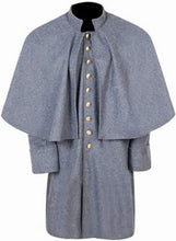 Carica l&#39;immagine nel visualizzatore di Gallery, US military jacket Civil War Confederate Soldier&#39;s Great military coat soldier Civil War military sack coat -Civil War Union Junior Officer Artillery Frock Coat | Regalia Lodge