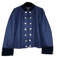 Carica l&#39;immagine nel visualizzatore di Gallery, Civil War Union Officer Double Breasted Shell Jacket/Black Collar Cuff | Regalia Lodge