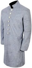 Carica l&#39;immagine nel visualizzatore di Gallery, Civil War CS Junior Officer&#39;s Single Breast Grey Wool Frock Coat | Regalia Lodge
