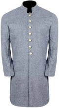 Carica l&#39;immagine nel visualizzatore di Gallery, Civil War CS Junior Officer&#39;s Single Breast Grey Wool Frock Coat | Regalia Lodge