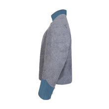 Load image into Gallery viewer, Civil War Confederate Infantry Shell Jacket, Grey jacket/ blue cuff | Regalia Lodge