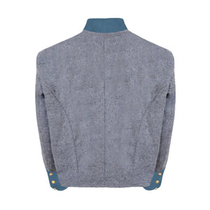 Civil War Confederate Infantry Shell Jacket, Grey jacket/ blue cuff | Regalia Lodge