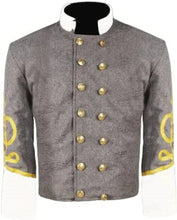 Load image into Gallery viewer, Civil war American Confederate Generals Shell jacket,with Off white collar cuff! | Regalia Lodge