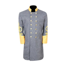 Load image into Gallery viewer, US Civil War Confederate General&#39;s 4 Rows Braid Double Breast Cavalry Frock Coat | Regalia Lodge