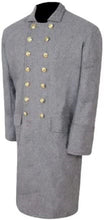 Carica l&#39;immagine nel visualizzatore di Gallery, Civil War Confederate Double Breast Frock Coat | Regalia Lodge