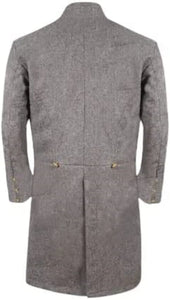Civil War CS Senior Officer's Double Breasted Grey Wool Frock Coat | Regalia Lodge