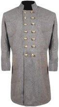 Load image into Gallery viewer, Civil War CS Senior Officer&#39;s Double Breasted Grey Wool Frock Coat | Regalia Lodge