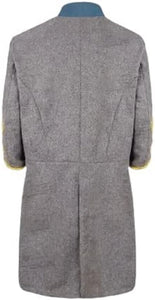 Civil War Confederate Officer's 3 Row Braid Single Breast Infantry Frock Coat - Civil War Cavalry Officer S Double Breasted Frock Coat | Regalia Lodge