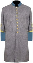 Carica l&#39;immagine nel visualizzatore di Gallery, Civil War Confederate Officer&#39;s 3 Row Braid Single Breast Infantry Frock Coat - Civil War Cavalry Officer S Double Breasted Frock Coat | Regalia Lodge