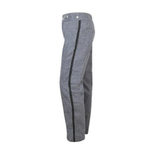 Load image into Gallery viewer, Civil War CS Grey Foot Trouser 0.5 inch Yellow/Red/Sky/Navy/Black Rank Stripe- Civil War Trouser | Regalia Lodge