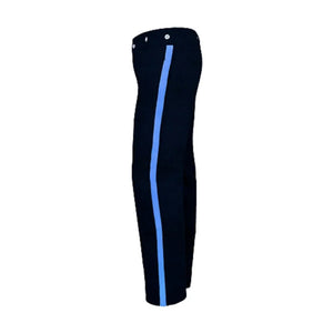 Civil War CS Navy Blue Trouser with 2" inch Sky/Yellow/Red/Black Rank Stripe - Civil War Trouser | Regalia Lodge