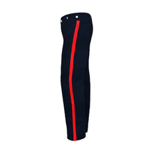 Load image into Gallery viewer, Civil War CS Navy Blue Trouser with 2&quot; inch Sky/Yellow/Red/Black Rank Stripe - Civil War Trouser | Regalia Lodge