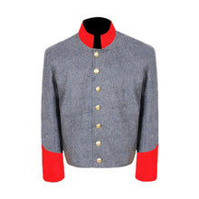 Load image into Gallery viewer, Civil War Confederate Artillery Red Trim Shell Jacket - All Sizes | Regalia Lodge