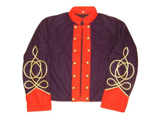 Civil War Union Artillery Captain's Shell Jacket with red collar cuf | Regalia Lodge