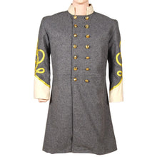 Carica l&#39;immagine nel visualizzatore di Gallery, Civil War Confederate General&#39;s Frock Coat- All Sizes -Civil War military sack coat -Civil War Union Junior Officer Artillery Frock Coat Civil War Cavalry Officer S Double Breasted Frock Coat | Regalia Lodge