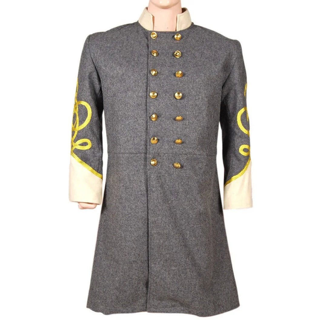 Civil War Confederate General's Frock Coat- All Sizes -Civil War military sack coat -Civil War Union Junior Officer Artillery Frock Coat Civil War Cavalry Officer S Double Breasted Frock Coat | Regalia Lodge