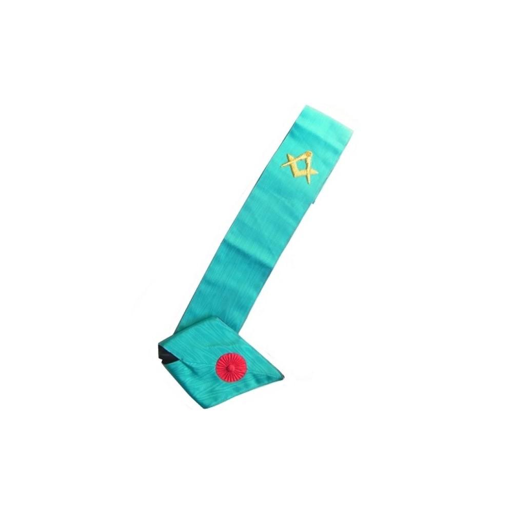 Masonic sash – Groussier French Rite – Master Mason – Square-and-compass | Regalia Lodge
