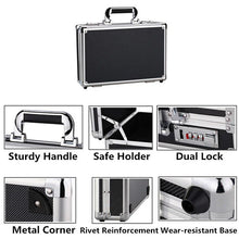 画像をギャラリービューアに読み込む, Aluminum High density Hard Case-Briefcase Toolbox Storage Box Cases Black Carrying Cases | Regalia Lodge