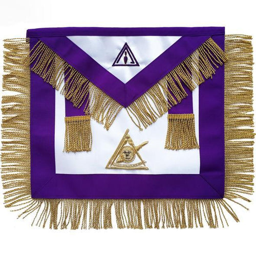 Masonic Council PIM Past Illustrious Master Apron Hand Embroidered | Regalia Lodge