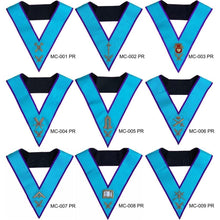 Afbeelding in Gallery-weergave laden, Officers Memphis Misraim French Regulation Officer Collar Set - Handmade Embroidery | Regalia Lodge