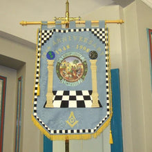 Load image into Gallery viewer, Machine Made Embroidery Masonic Banners | Regalia Lodge