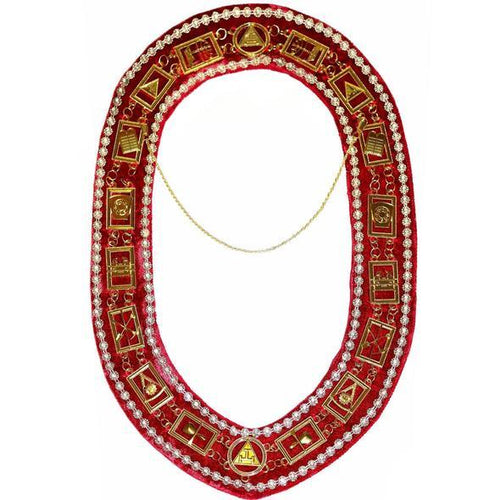 Royal Arch - Chain Collar with Rhinestones | Regalia Lodge