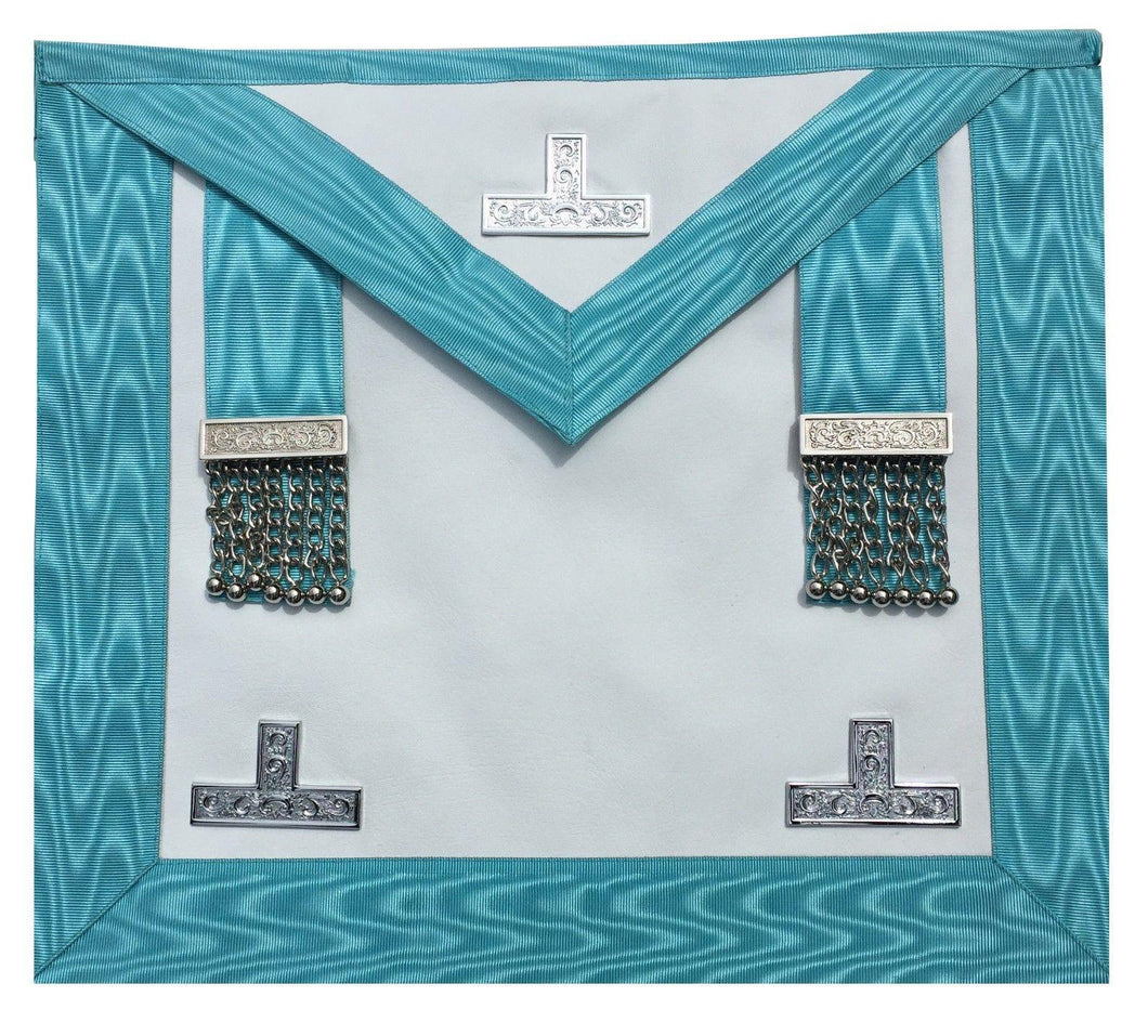 Masonic Regalia Craft Worshipful Mason WM Apron past master in Real Leather | Regalia Lodge