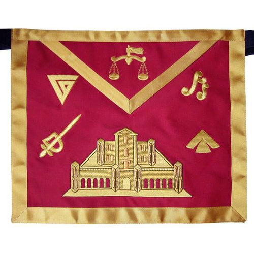 Masonic Fraternal Scottish Rite 16th Degree Prince of Jerusalem Regalia Apron | Regalia Lodge