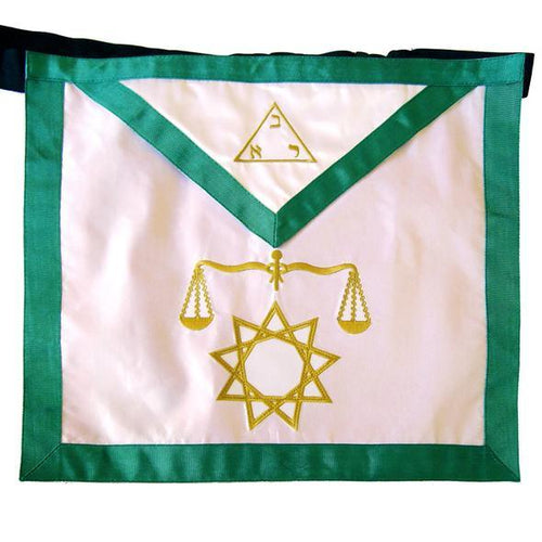 Masonic Fraternal Scottish Rite 8th Degree Intendant of the Building Regalia Apron | Regalia Lodge