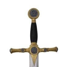 Carica l&#39;immagine nel visualizzatore di Gallery, Foam Medieval Masonic Sword, 46&quot;-LARP Weapon Costume Accessory Movie-Mason Sword Cosplay-Freemasons Sword | Regalia Lodge