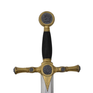 Foam Medieval Masonic Sword, 46"-LARP Weapon Costume Accessory Movie-Mason Sword Cosplay-Freemasons Sword | Regalia Lodge