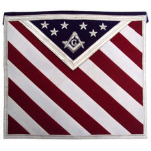 画像をギャラリービューアに読み込む, Hand Embroidered U.S Master Mason Masonic Apron | Regalia Lodge