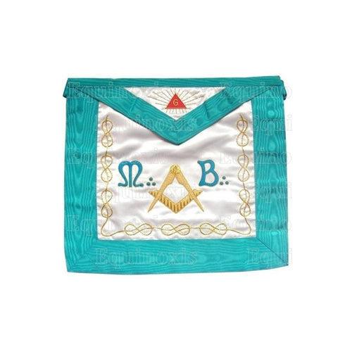 Satin Masonic Apron – Worshipful Master Groussier French Rite | Regalia Lodge