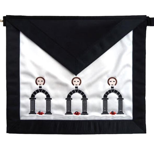 masonic scottish rite apron, AASR 10th degree apron, satin masonic apron | Regalia Lodge