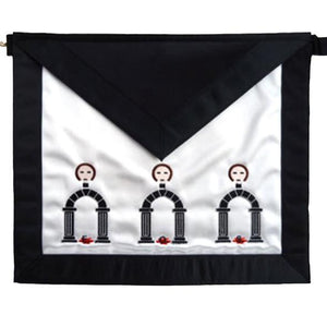 masonic scottish rite apron, AASR 10th degree apron, satin masonic apron | Regalia Lodge