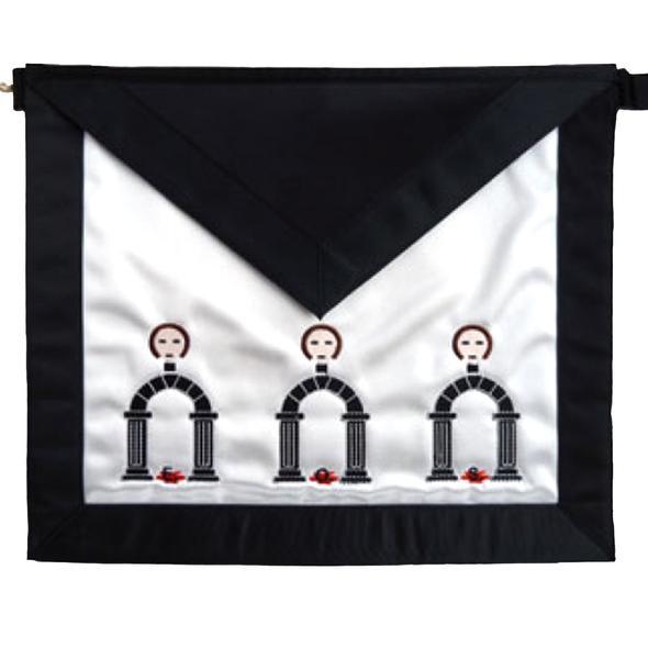 masonic scottish rite apron, AASR 10th degree apron, satin masonic apron | Regalia Lodge
