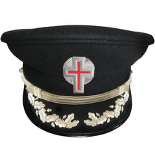画像をギャラリービューアに読み込む, Knights Templar Dress Caps Silver Vinework | Regalia Lodge